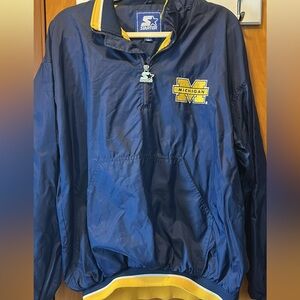 Vintage Michigan University Starter windbreaker